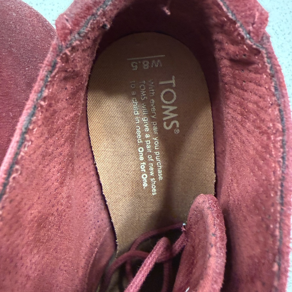 Tom’s Ankle Bootie - maroon/burgandy - Picture 2 of 4